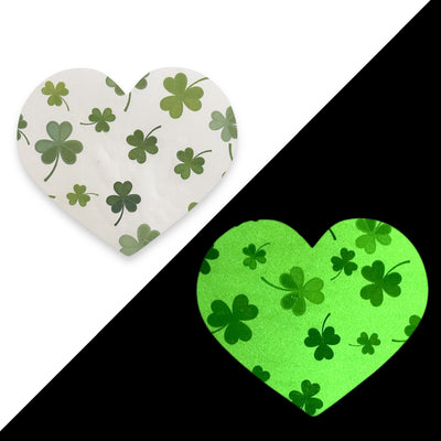 Glitz Nips Lucky Charm Glow Heart Pasties