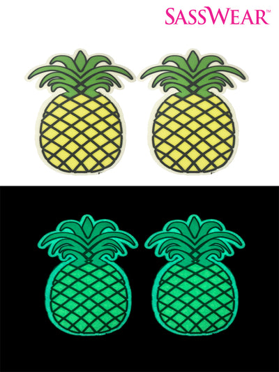 Glow Pasties-Pineapple Nipple Pasties by Sasswear