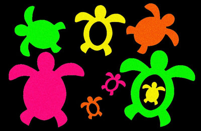 Turtles Glow-in-the-Dark Body Stickers-Mini - Sasswear