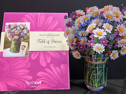 Field of Daisies - Pop-Up Bouquet Card