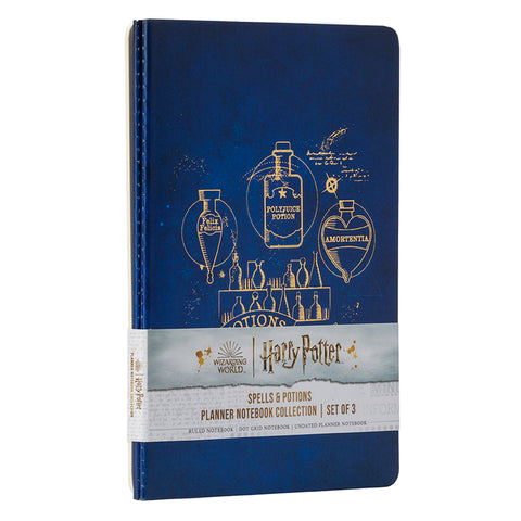 Harry Potter Spells Travel Journal & Wand Charm Ribbon