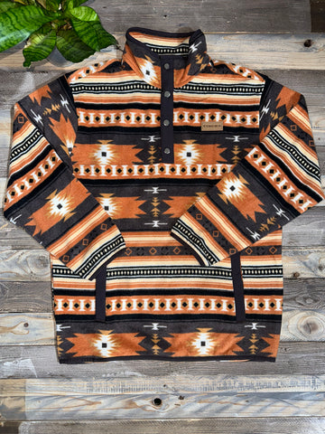 Cinch Autumn Navy Aztec Hoodie Fleece – Roman Valley Ranch