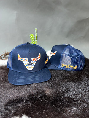 “Navy Aztec” Cap - Roman Valley Ranch