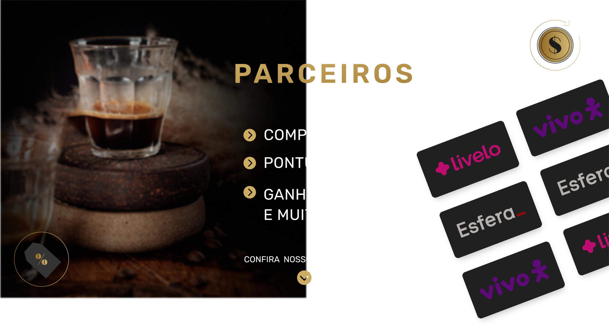 Banner Parceiros Coffee Mais