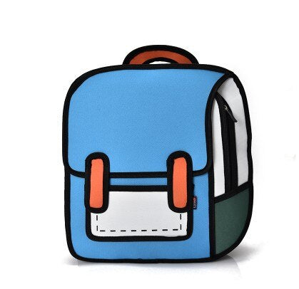 3D Jump Style Backpack – Adorable Cute Plushies