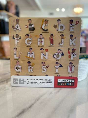 Soccer Legends Wooden Alphabet Puzzle – Alphabet Legends US