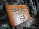 Guestbook made by Celtic Legends in Pykara vegetable tanned leather