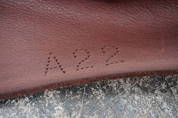 marking of Radermecker saddle leathers origin of the hides