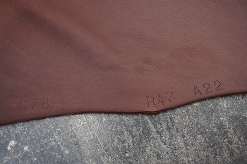 markings for the traceability of Radermecker saddle leathers