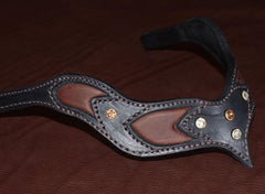 Browband made by Poons and Paws in Radermecker leather