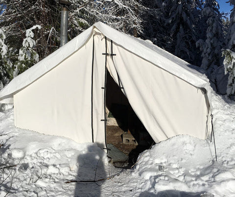 Tent in Heavy Snow