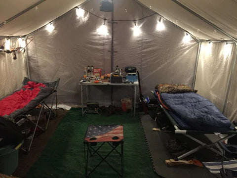 Tent with Screened Door