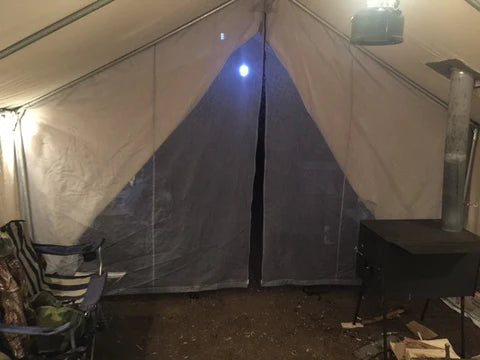 Tent with Screen Door