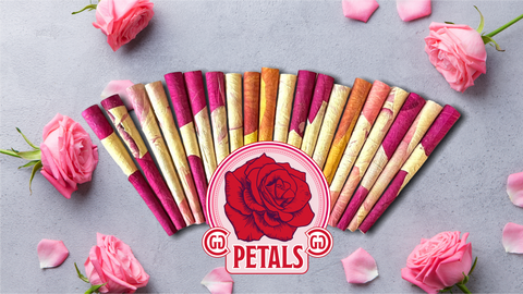 Rose Petal Rolling Cones, King Cones & Pre Rolls