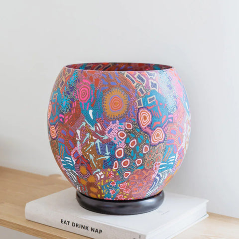 gift ideas for mum - Aboriginal Art Lamp from Koh Living