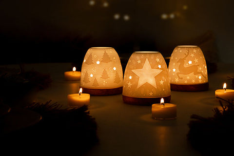 Christmas Candle Holders