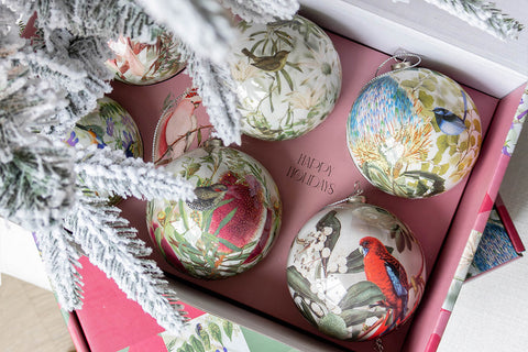 Australian Christmas Baubles range for Aussie Xmas gifting