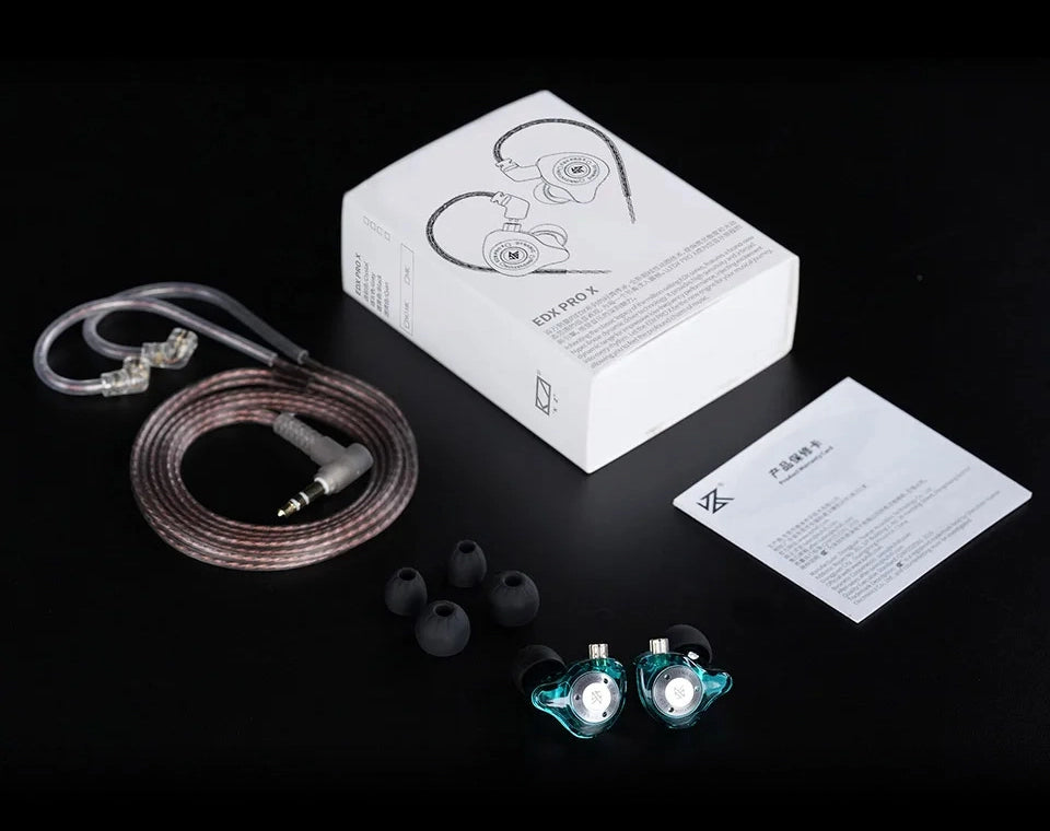 KZ EDX Pro X Wired IEM With Mic In the box