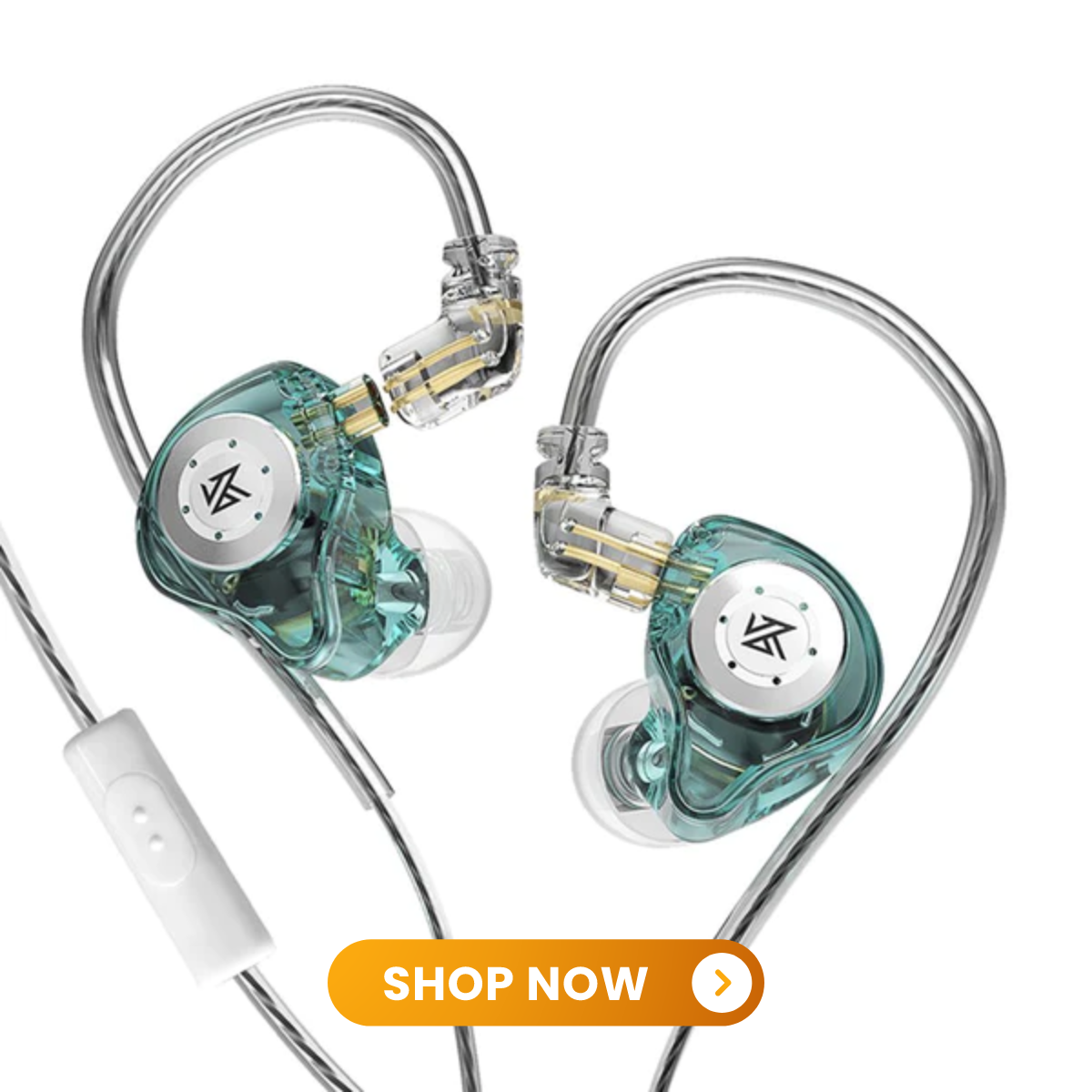  CCA CRA in Ear Monitor Headphones, Ultra-Thin Diaphragm Dynamic  Driver IEM Earphones, Clear Sound & Deep Bass, Wired Earbuds with  Tangle-Free Detachable Cable : Electronics