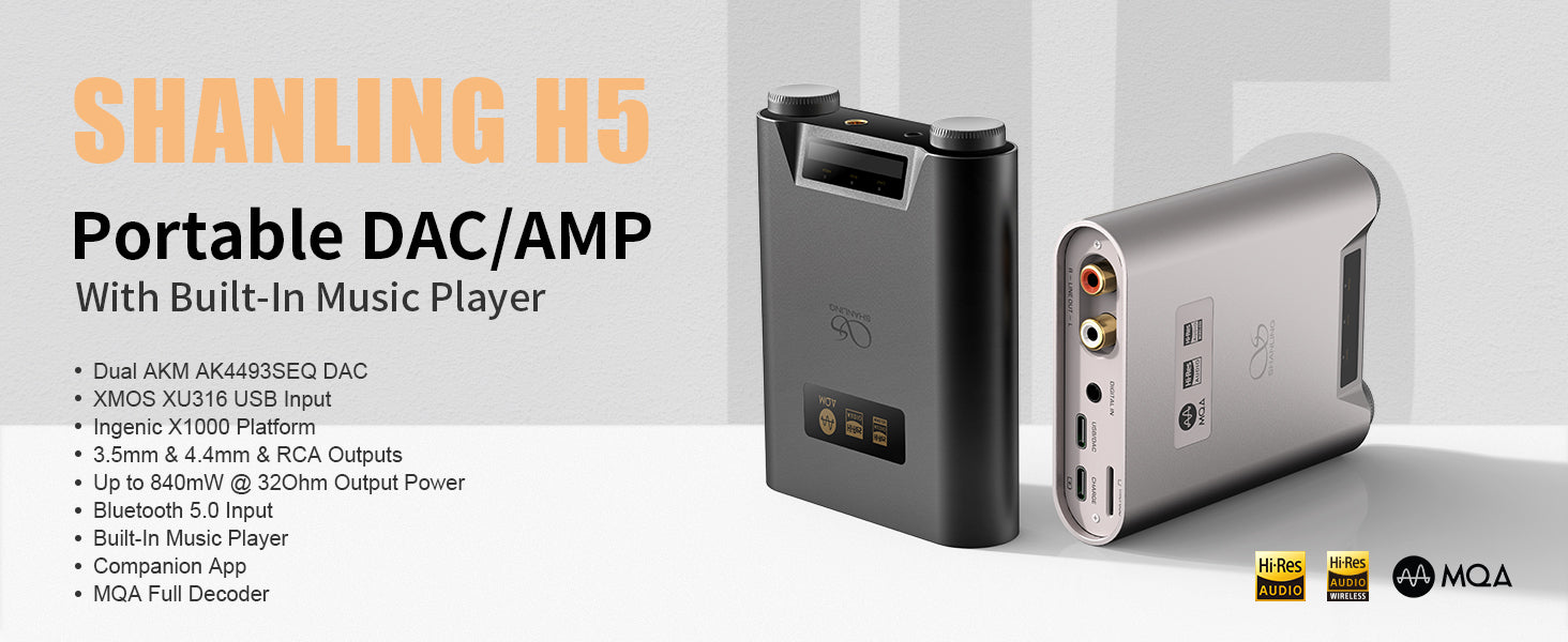 Shanling H5 Balanced Portable USB DAC & AMP