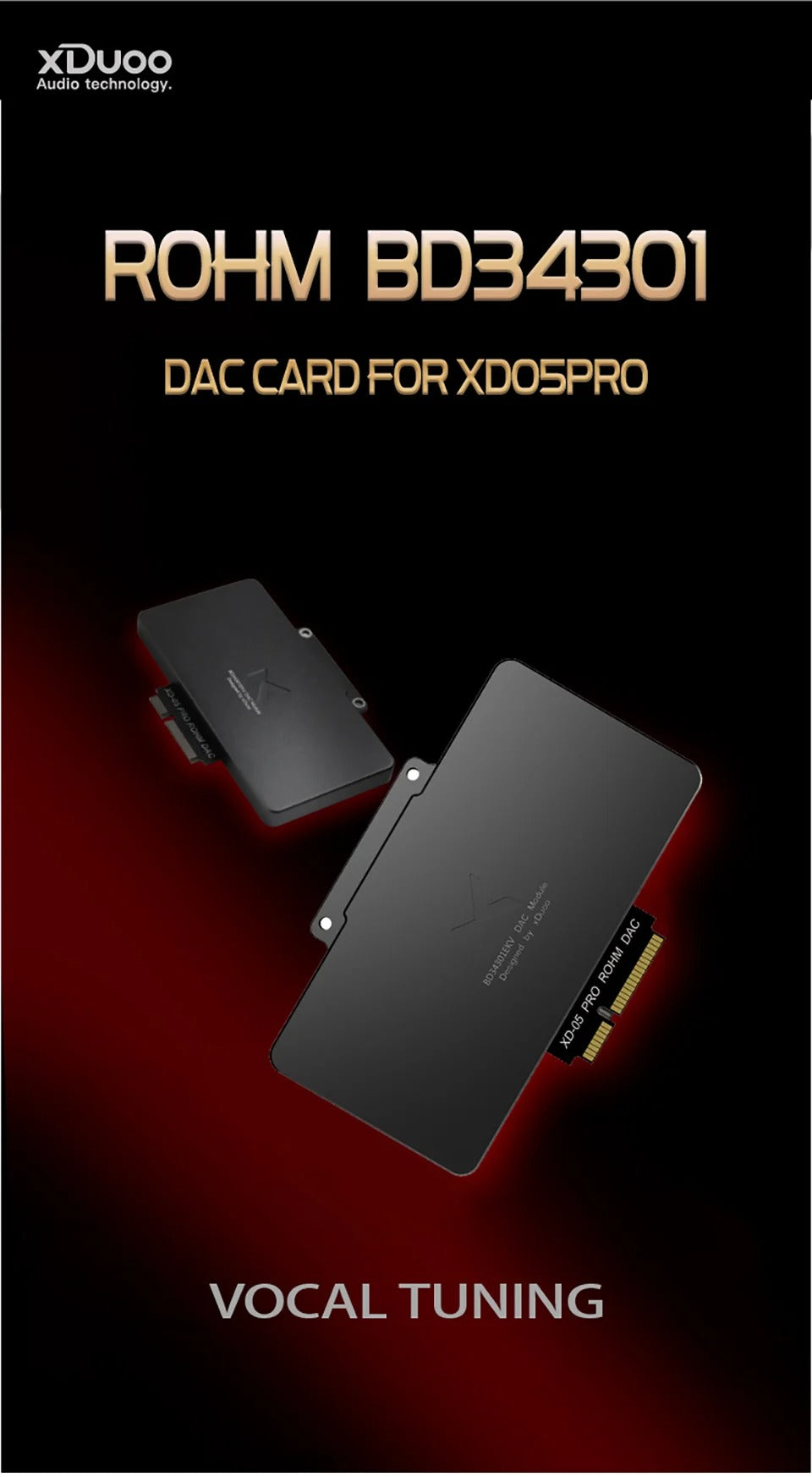 xDuoo XD05 Pro - ROHM BD34301 DAC Card