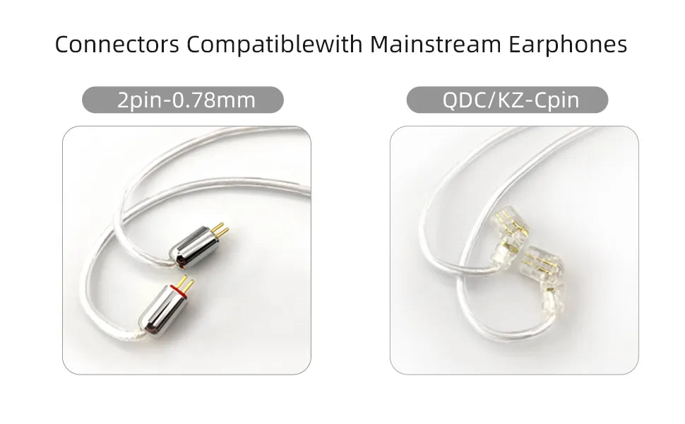 FAAEAL FC201 Rice Litz 5N OCC Upgrade Cable for IEM