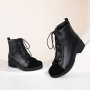 Women's Retro Lace-up Martin Boots