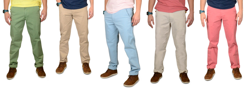 Twill Khaki Pants & More Colors from Vintage 1946