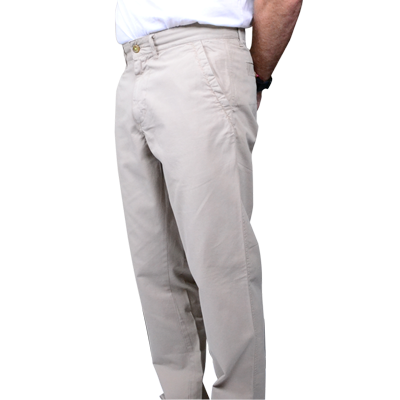 Flat Front Twill Pants for Men