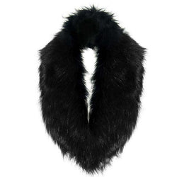 fur collar scarf