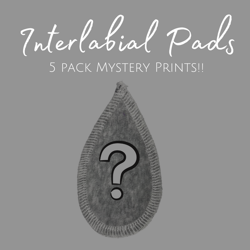 Interlabial Pads  - 5 Pack - Mixed Prints