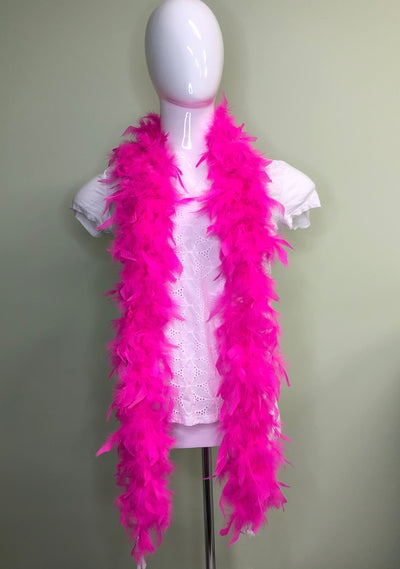 Mardi Gras Party Supplies Hot Pink Feather Boas