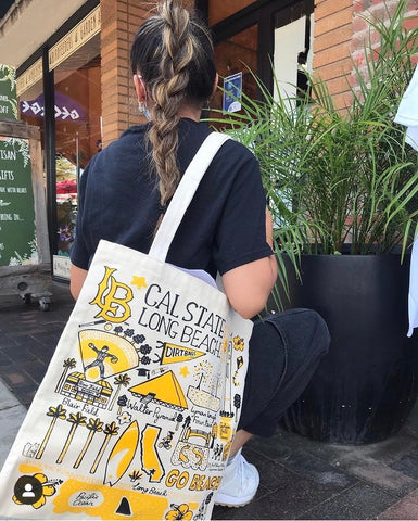California Berkeley canvas tote bag by Julia Gash