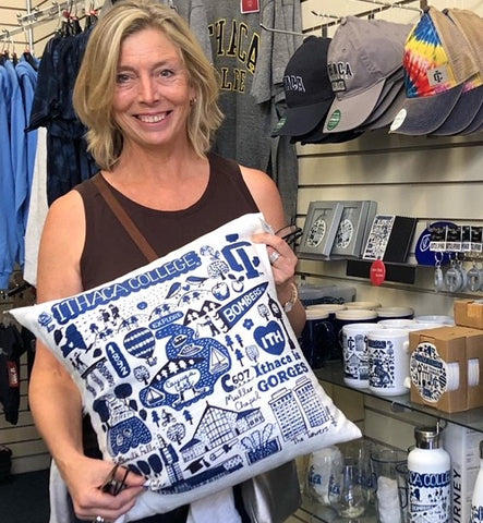 Ithaca College giftware range by Julia Gash at Sunny Days store