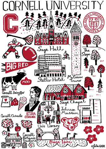 Cornell University artwork by Julia Gash