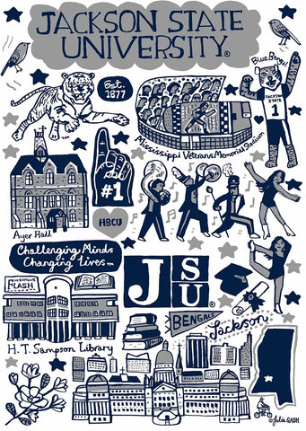 Jackson State University Artwork by Julia Gash