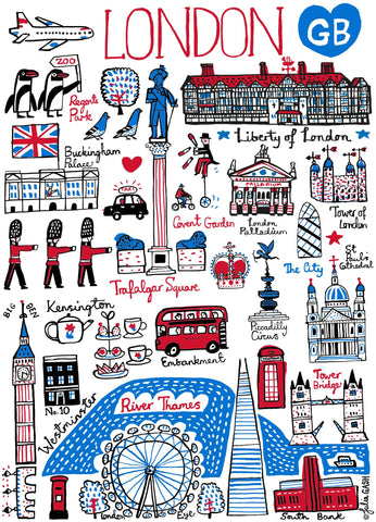 Liberty of London Illustration by Julia Gash