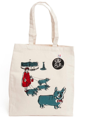 Walkies Canvas Tote Bag by Julia Gash