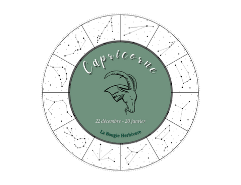 Signe astro Capricorne - La Bougie Herbivore