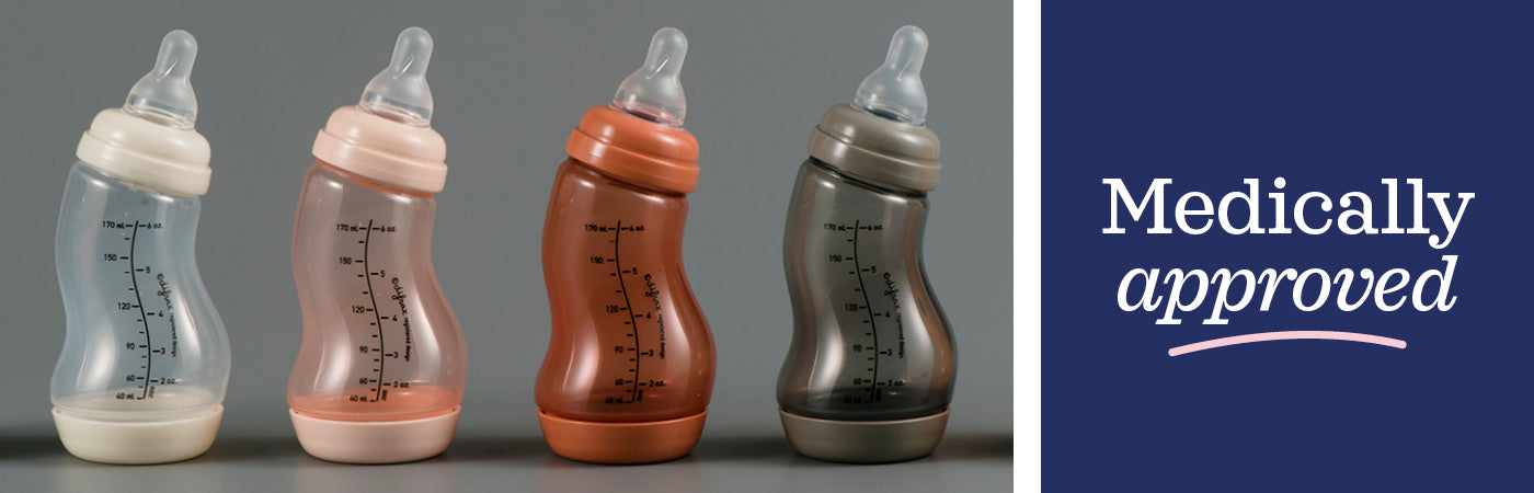 Baby bottles medically approved