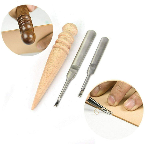 Stitcher Sewing Awl,Knoweasy Sewing Awl Tool Kit for Leather Sail and  Canvas Heavy Repair