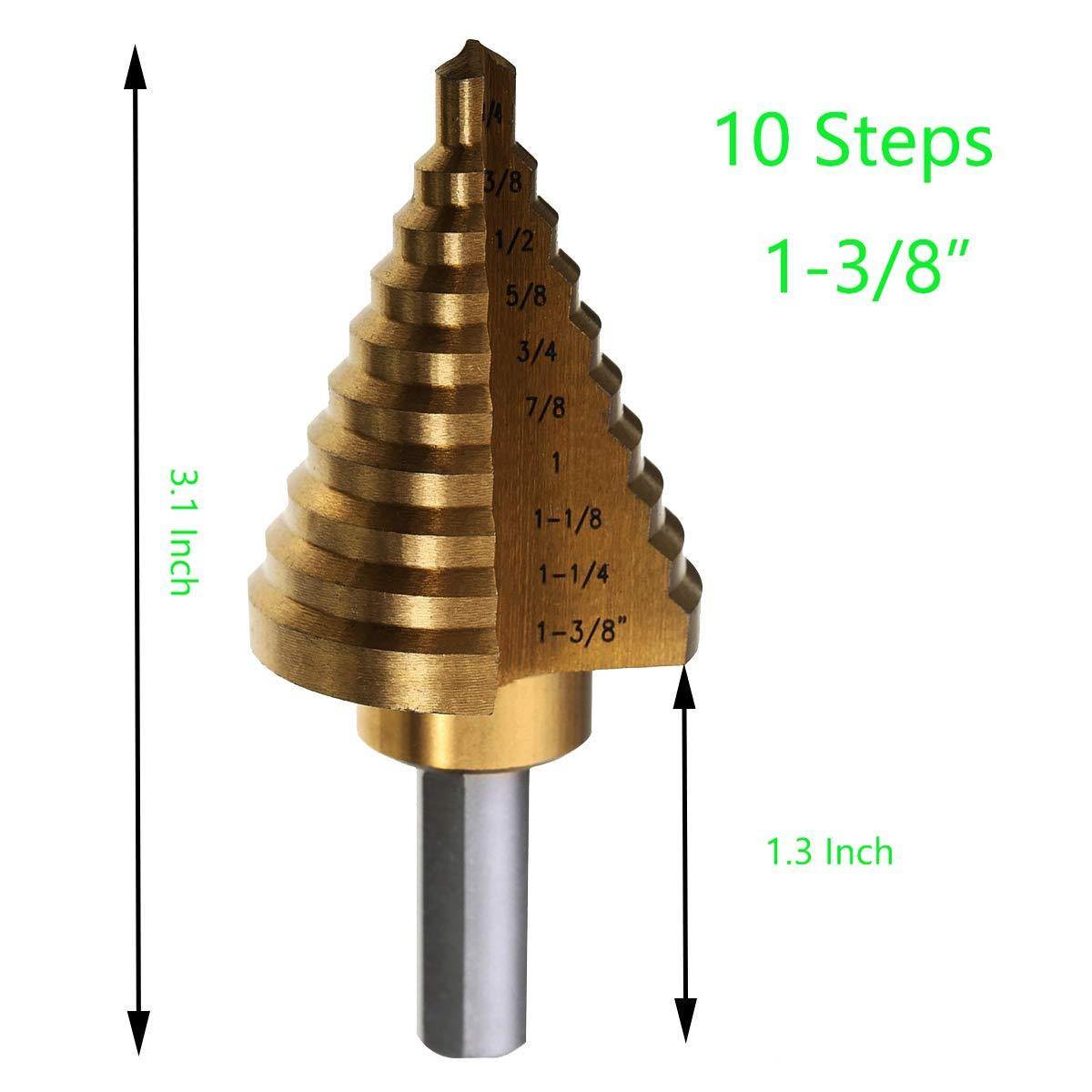 1 inch step drill bit