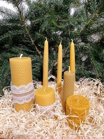 Beeswax candles Ireland