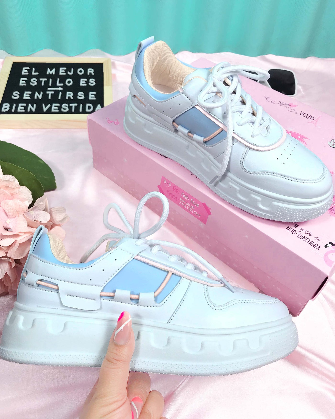 Tenis color pastel – Pink Rose tk