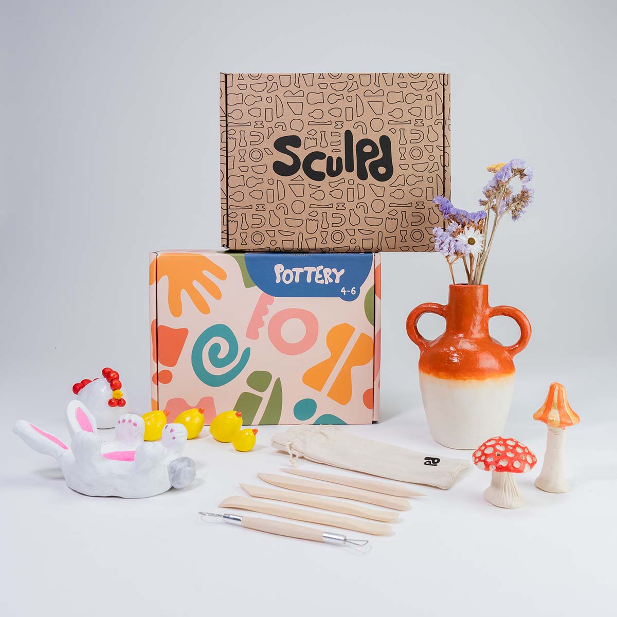 Adults & Kids Pottery Bundle