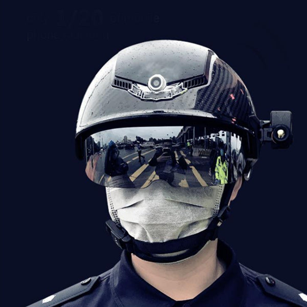 Thermal Imaging Helmet For Contactless Temperature Screening – Safety