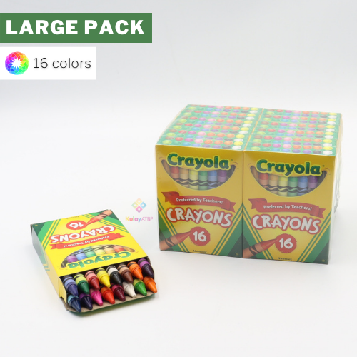 Download Small Carton - 12 Boxes - Crayola Crayons, 16 Colors ...