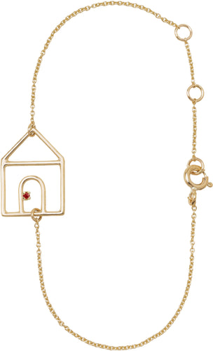 Casita Rubi Gold Necklace - ALIITA