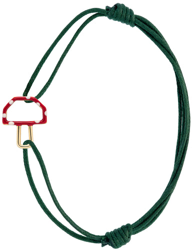 MUSHROOM GREEN CORD BRACELET – ALIITA