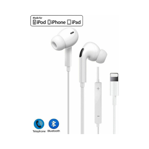 Apple iPhone Wired Earpods Pro Earphones With Lightning Connector | Wh –  Alphasmartphone